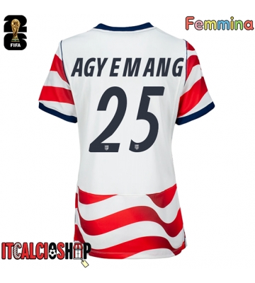 Stati Uniti Patrick Agyemang #25 Prima Maglia Femmina Mondiali 2026 Manica Corta